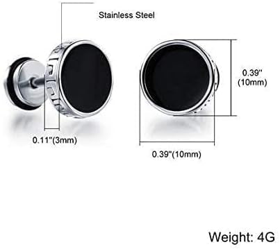 classic round stud bali earrings for men in Pakistan