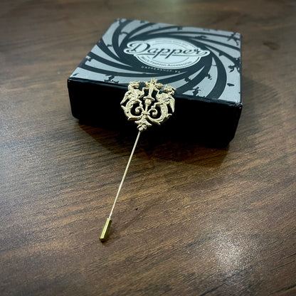 crown wedding brooch lapel pin online in Pakistan