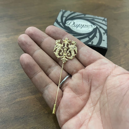 crown lion lapel pin online in Pakistan