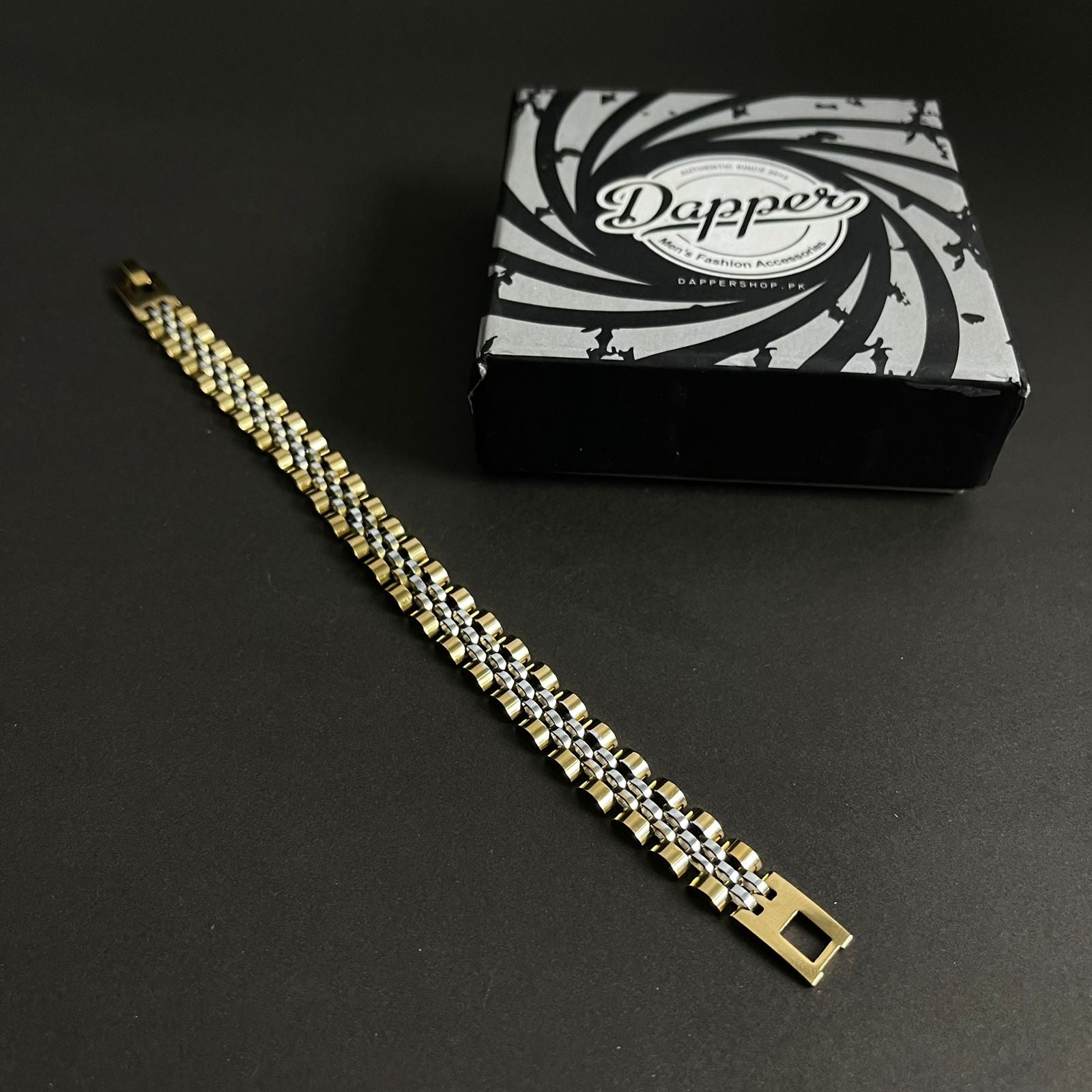 golden silver rolex jubilee bracelet for men online in Pakistan