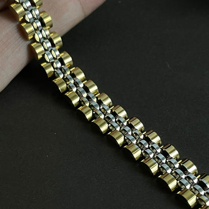 golden silver rolex jubilee bracelet for men online in Pakistan