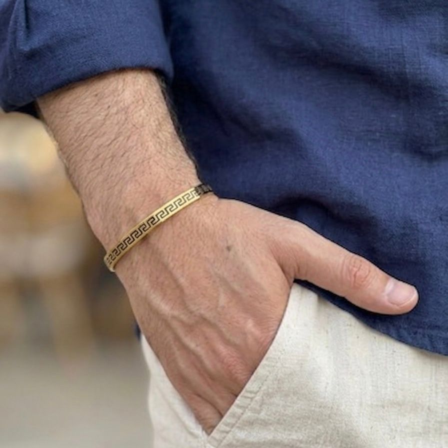 golden stainess steel kara bangle bracelet price in Pakistan