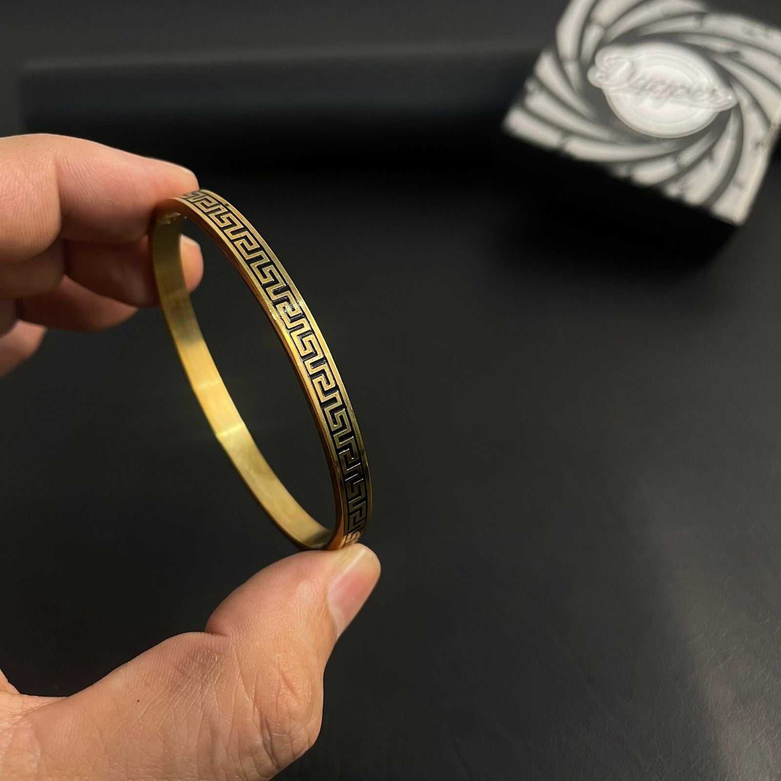 golden stainess steel kara bangle bracelet price in Pakistan