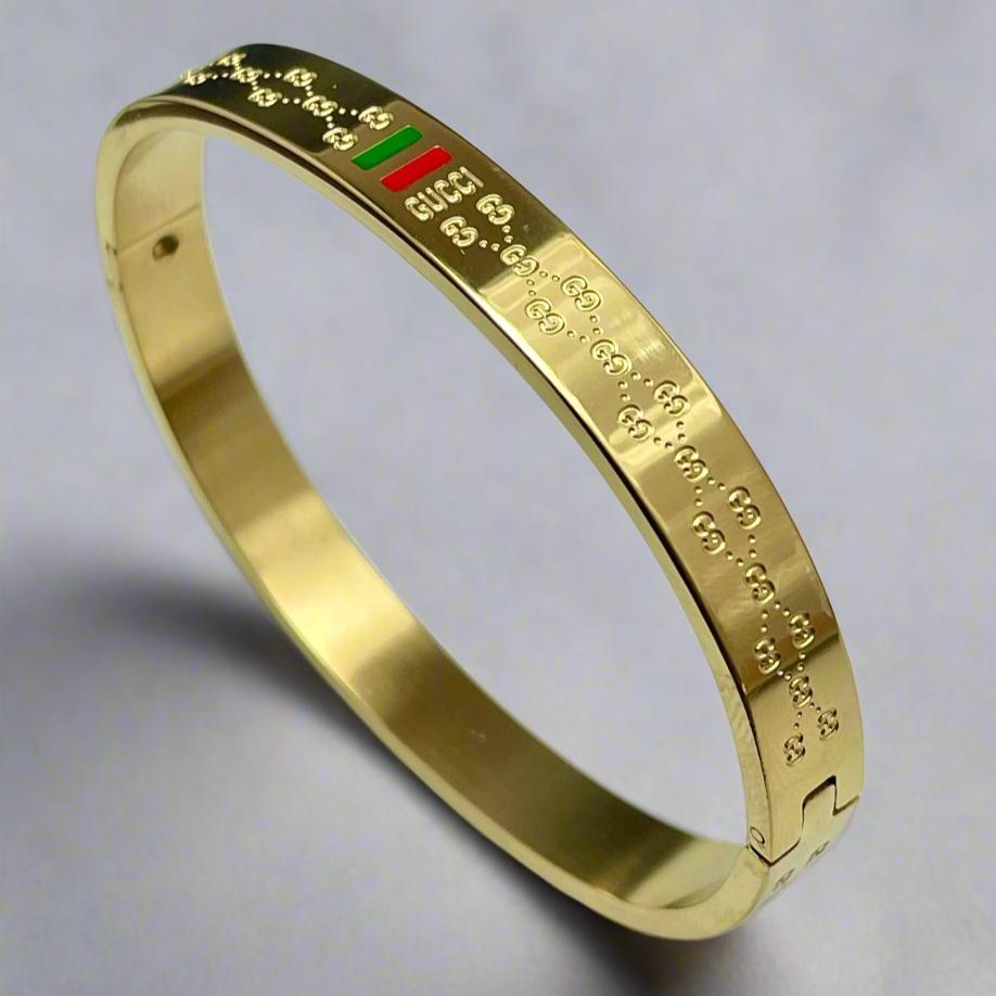 golden steel kara bracelet for men boys in Pakistan