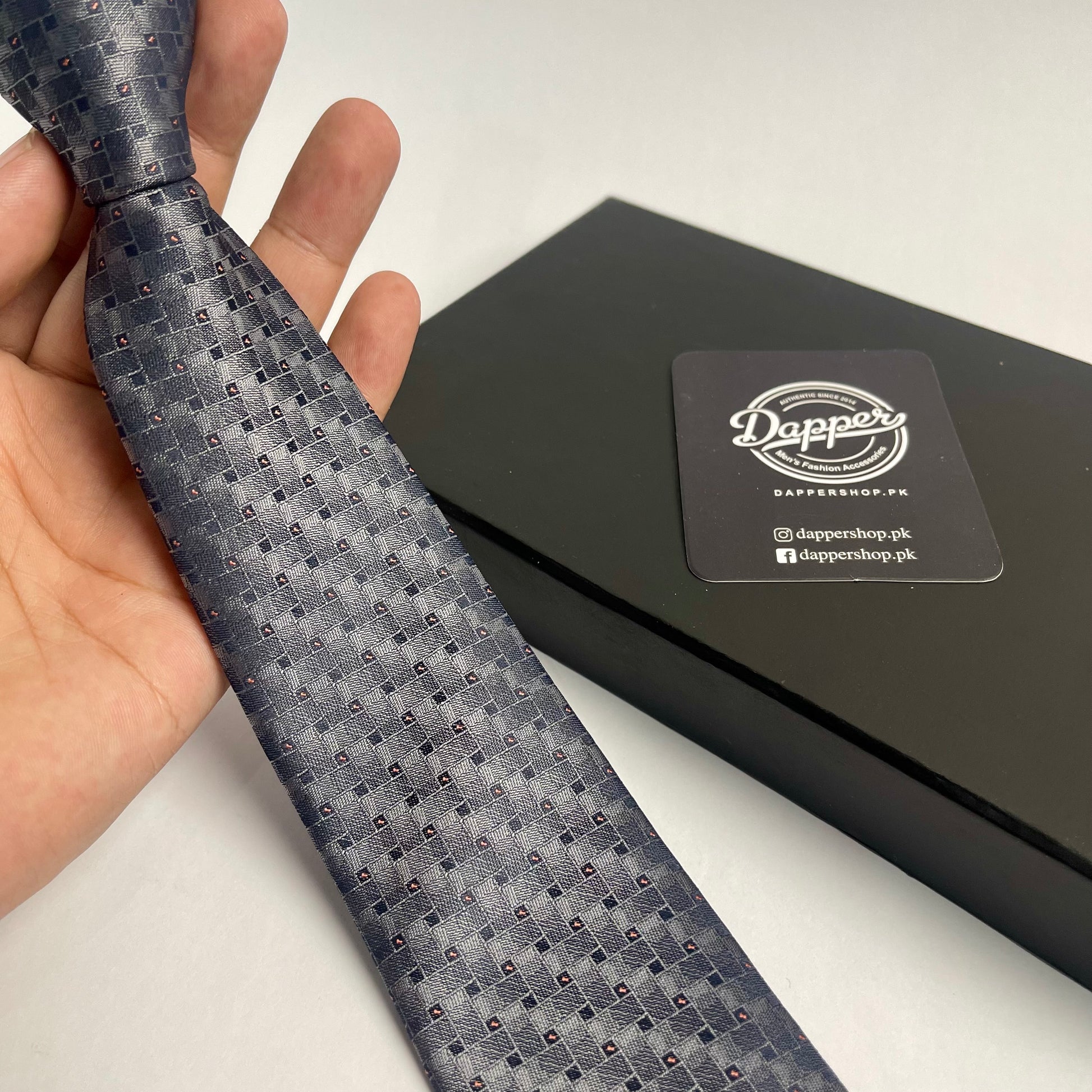 grey neck tie for men online in Pakistan