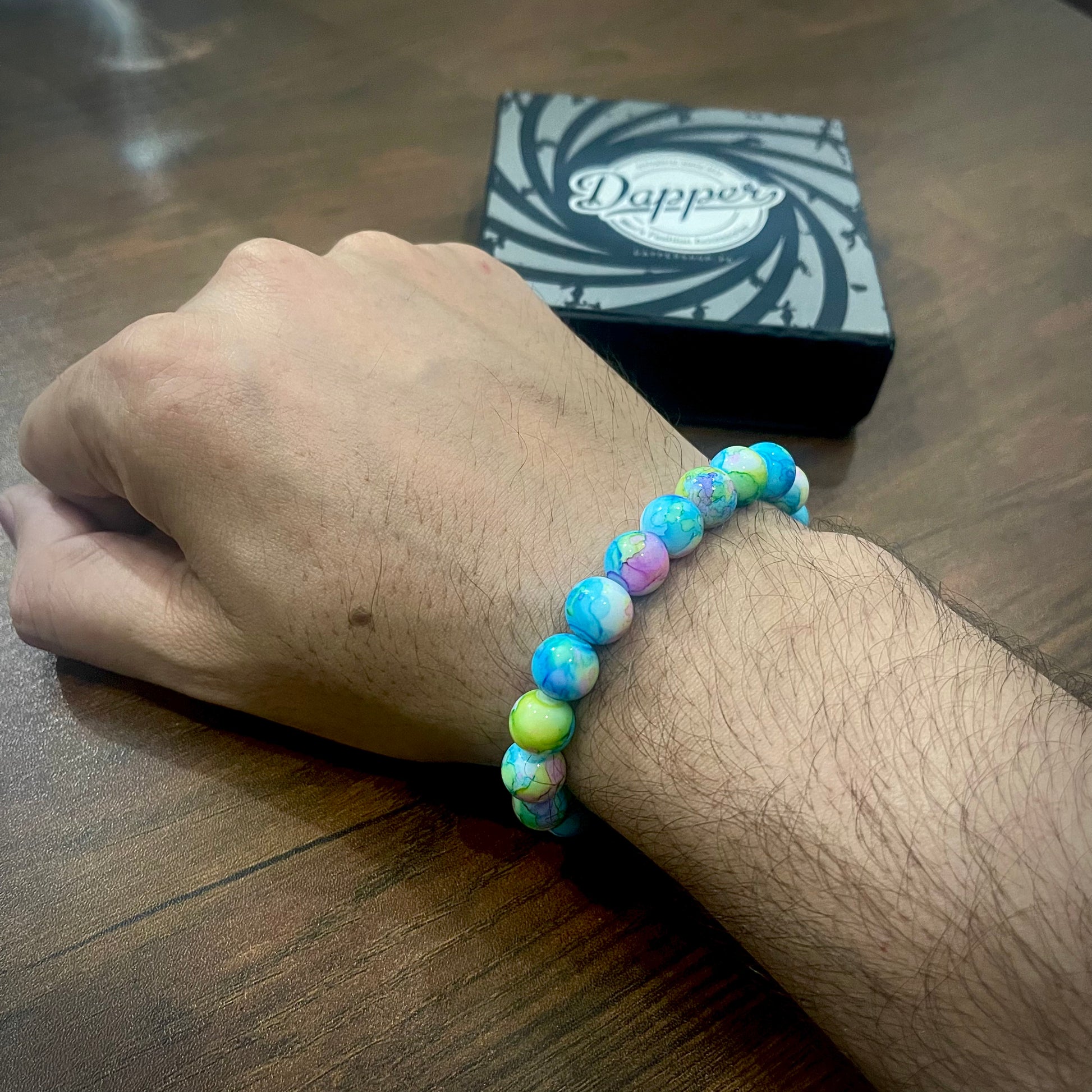 rainbow beads bracelet for men women in pakistan