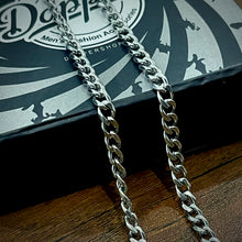 Load image into Gallery viewer, 5mm Curb Neck Chain For Men Silver