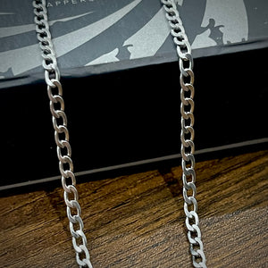 2mm Silver Light weight Figaro Link Neck Chain For Men