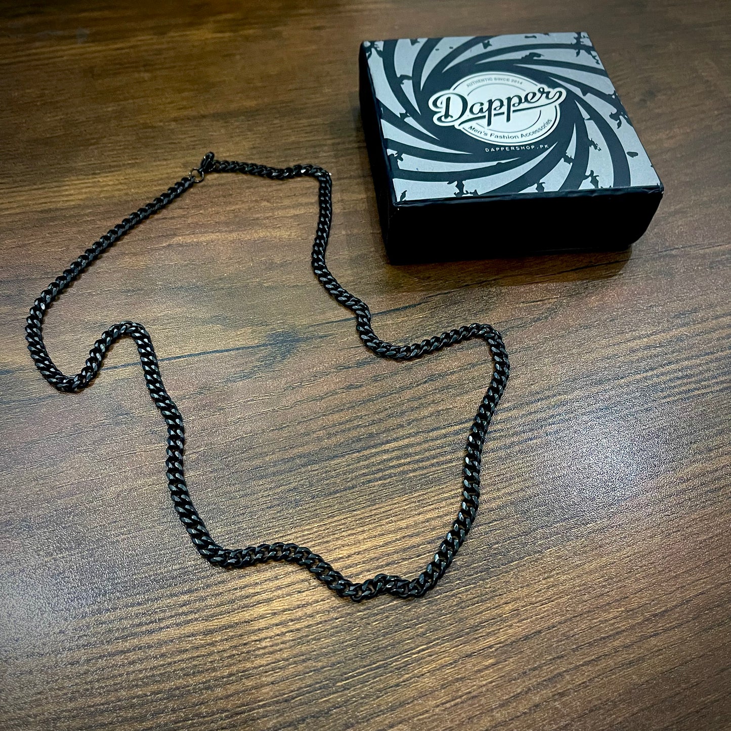 5mm black neck chain for men in pakistan