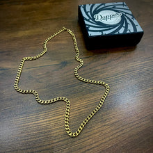 Load image into Gallery viewer, 5mm Golden steel curb link neck chain for men in pakistan