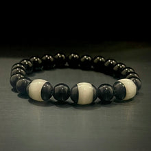 Load image into Gallery viewer, Natural White monk energy stone beads bracelt for men women in pakistan