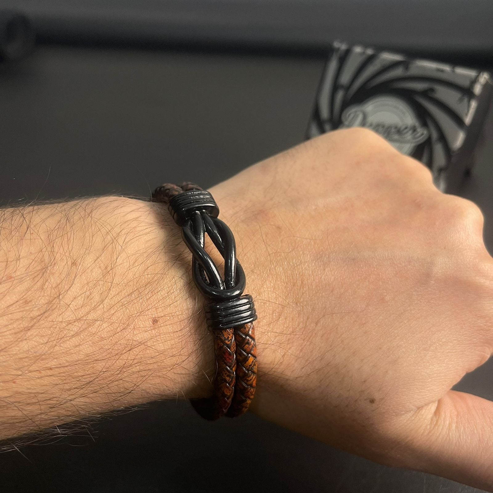 Brown leather bracelet for men Online In Pakistan