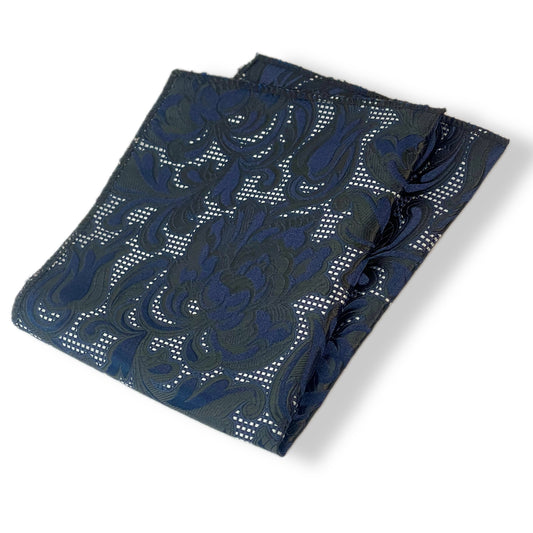 navy blue and black pocket square for men pakistan