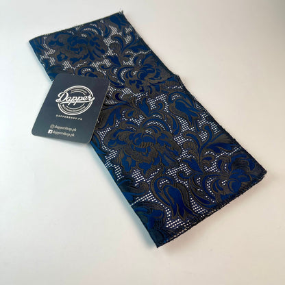 navy blue and black pocket square for men pakistan