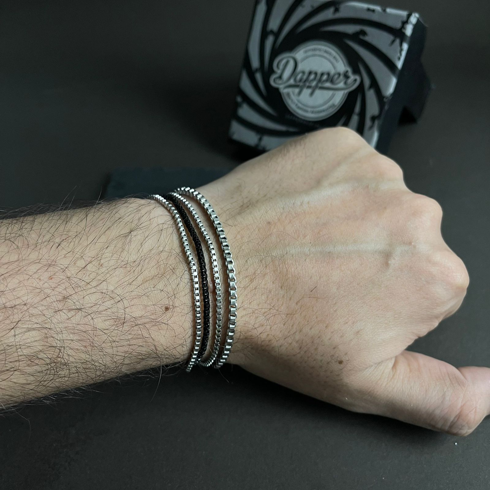 pack of 4 stainless steel bracelets for men online in Pakistan