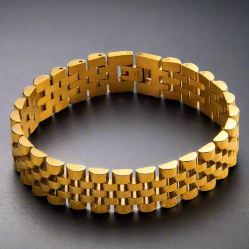premium golden rolex jubilee bracelet for men online in Pakistan