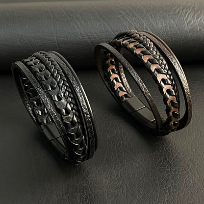 premium leather bracelets for men online In Pakistan