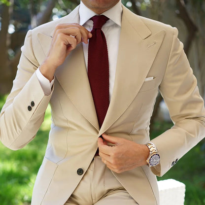 premium maroon burgundy knitted tie for men in Pakistan