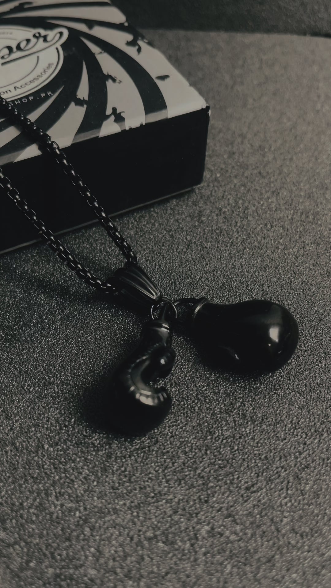 firness boxing gloves pendant necklace for men online in pakistan