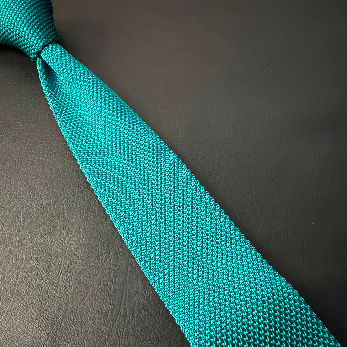 sea green, dark teal, turquoise knitted tie for men online in Pakistan