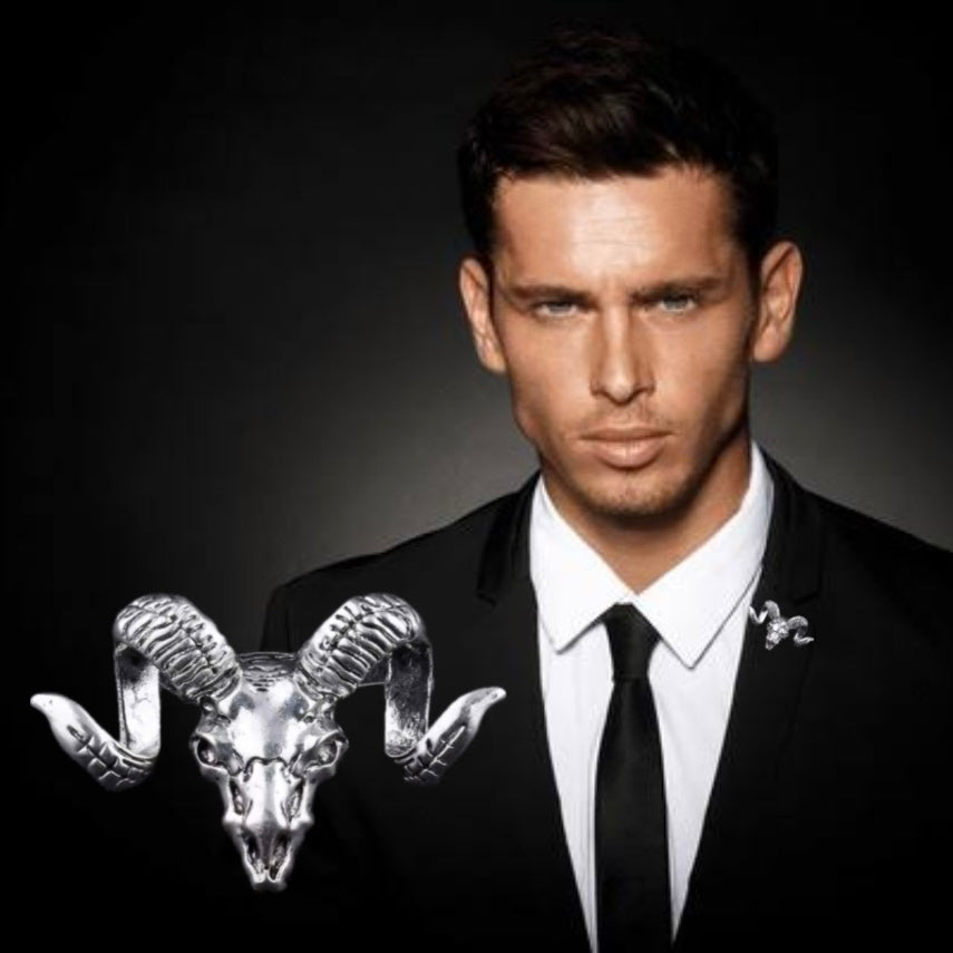 silver markhor brooch for men in Pakistan