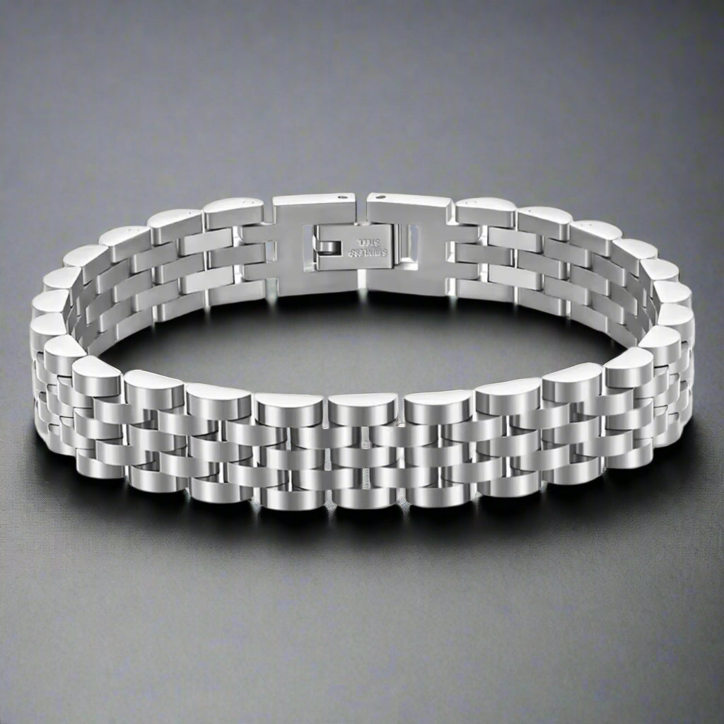 silver rolex jubilee bracelet for men online in Pakistan