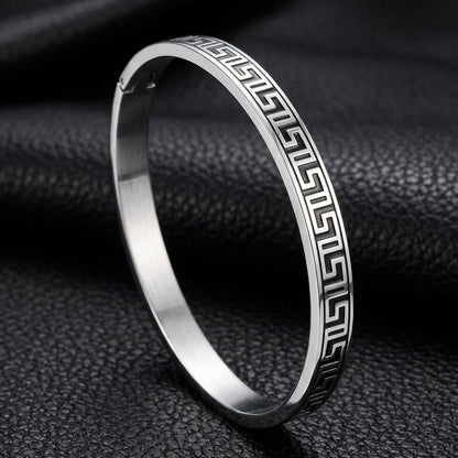 silver stainess steel kara bangle bracelet price in Pakistan