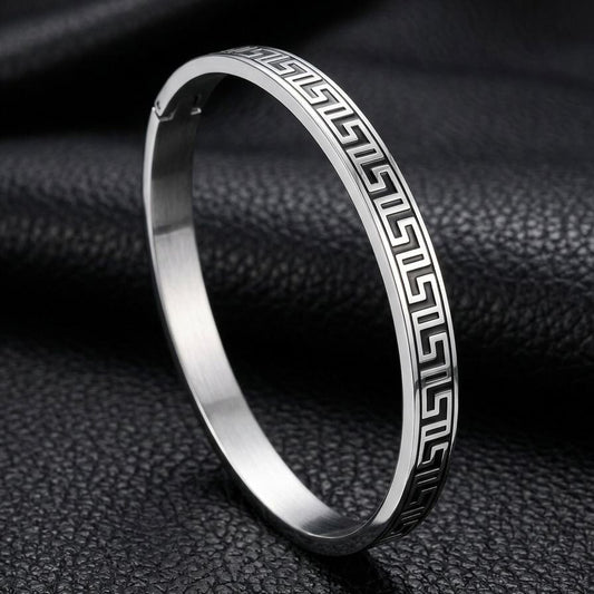 silver stainess steel kara bangle bracelet price in Pakistan