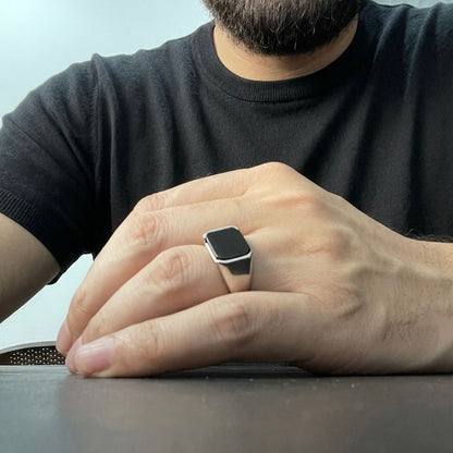 silver turkish ring for men online in Pakistan