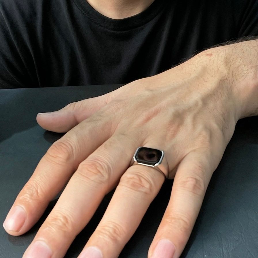 silver turkish ring for men online in Pakistan