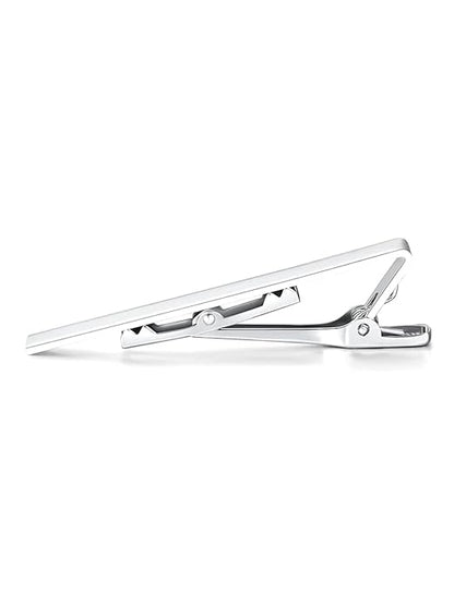 Sleek Silver Rhodium Plated Tie Pin For Men And Boys