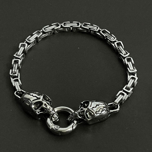 stainless steel skull bracelet for men online in Pakistan