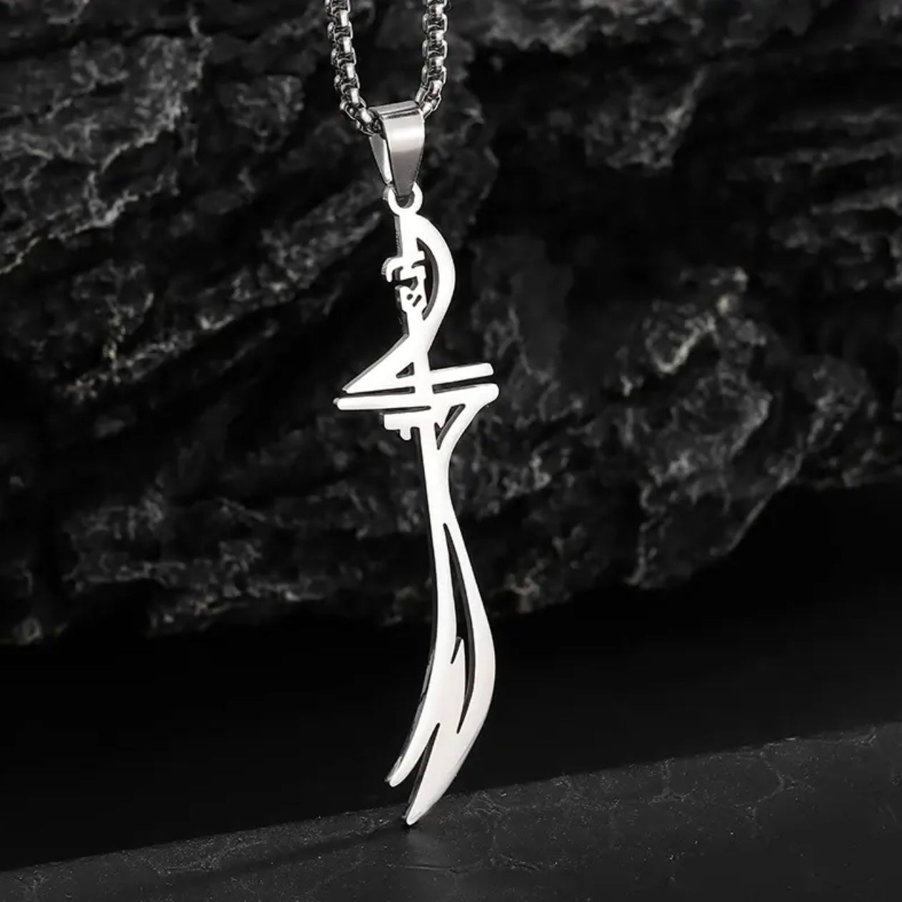 zulfiqar sword pendant necklace for men online in pakistan