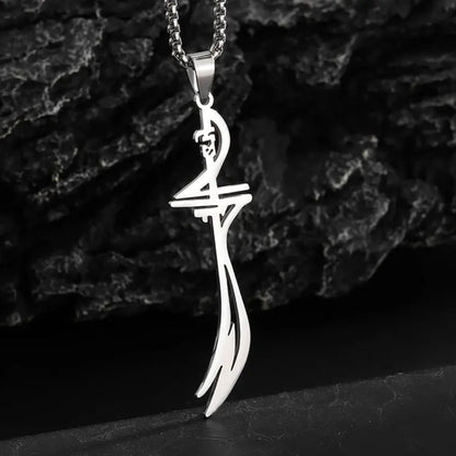 zulfiqar sword pendant necklace for men online in pakistan