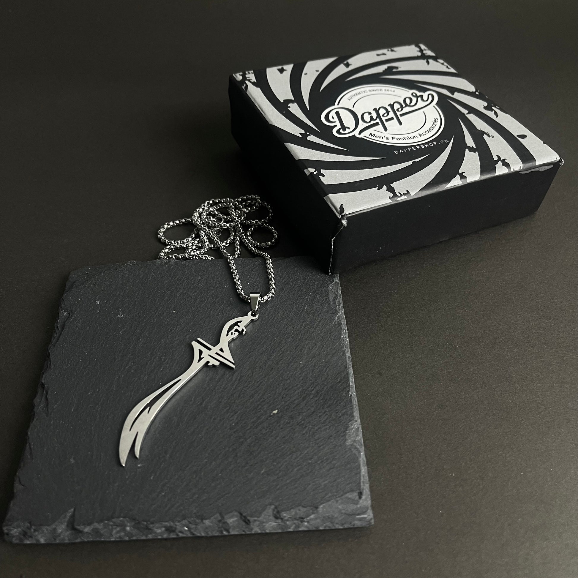zulfiqar sword pendant necklace for men online in pakistan