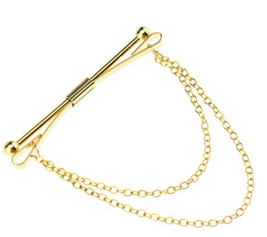 Gold Chain Collar Bar