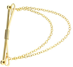 Gold Chain Collar Bar