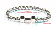 Load image into Gallery viewer, dumbell beads bracelet fit life men pakistan