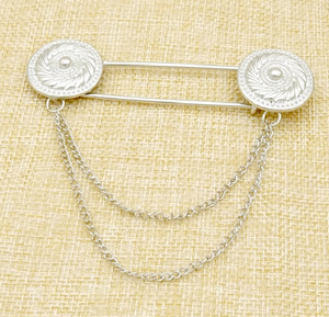 Coat Pin Chain Silver For Men