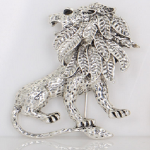 Load image into Gallery viewer, Lion Brooch For Men Online In Pakistan