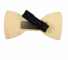 Load image into Gallery viewer, Wood Bow Tie 102