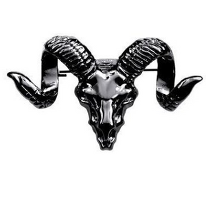 Black Markhor brooch lapel pin in Pakistan