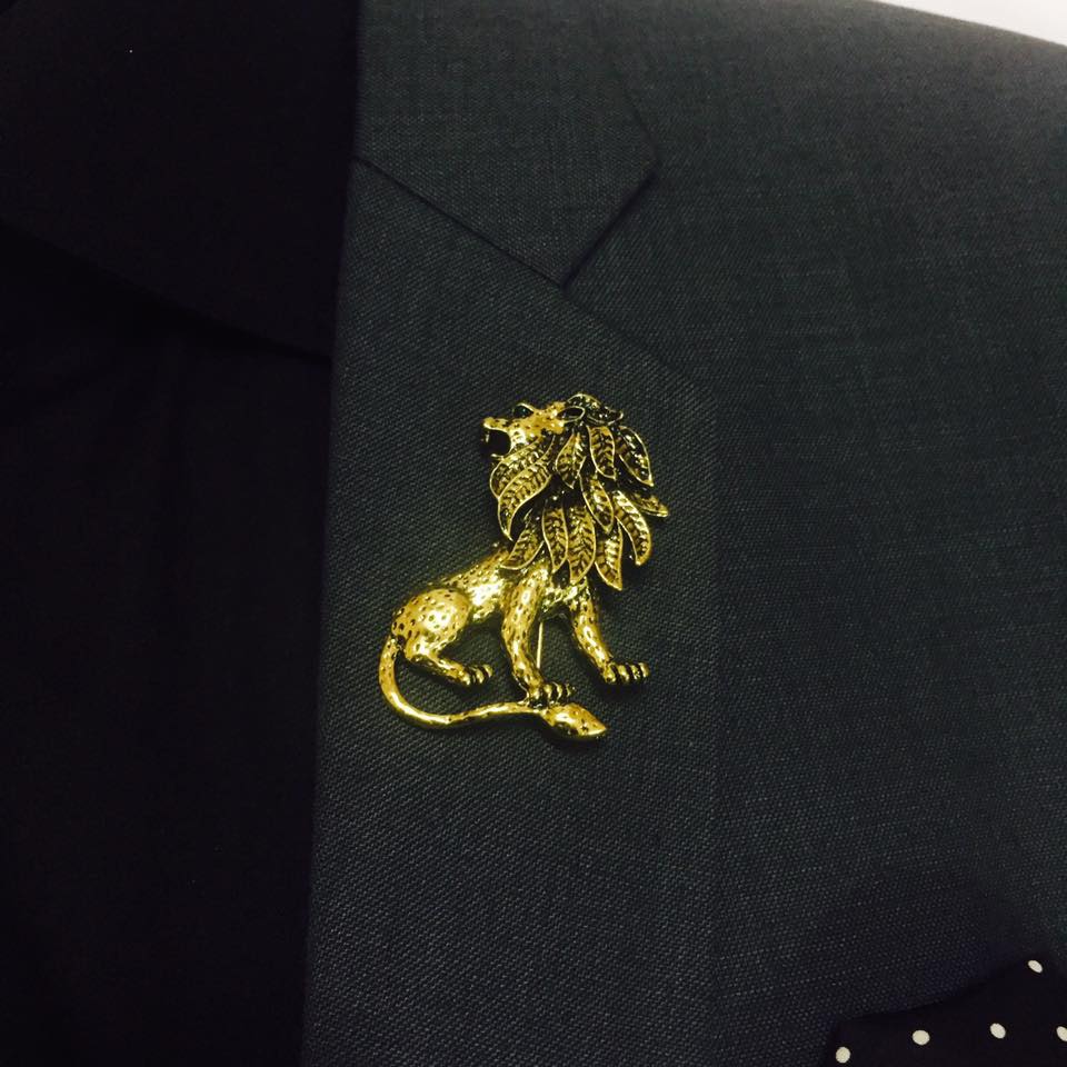 lion tiger brooch lapel pin online