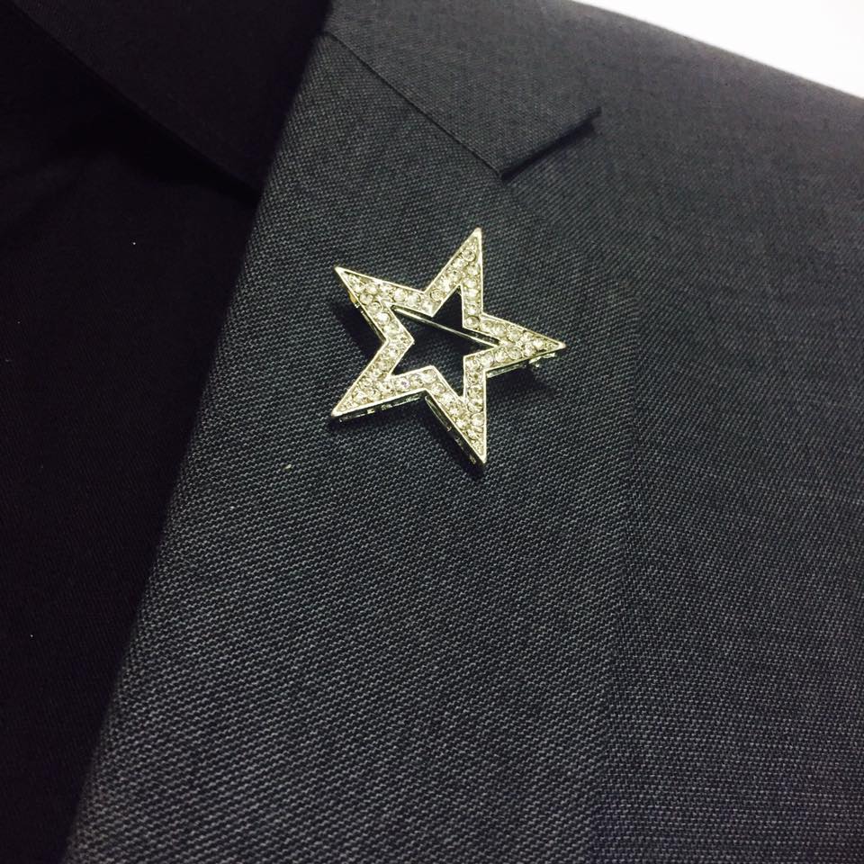 Star Crystal Brooch