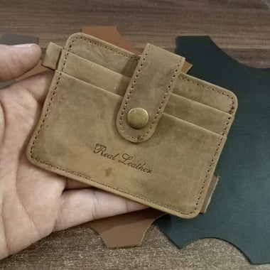 mens camel brown leather wallet in Pakistan