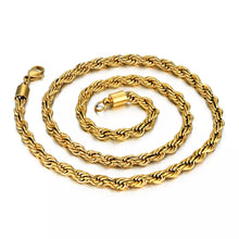 Load image into Gallery viewer, golden rope neck chain for men in pakistan