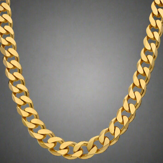 10mm Golden Big heavy neck chain for men boys in Pakistan