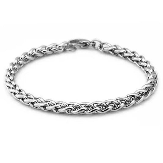 6MM WHEAT CHAIN BRACELET FOR MEN ONLINE IN Pakistan