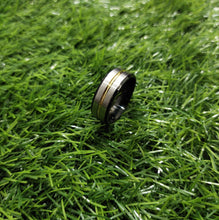Load image into Gallery viewer, Grey Gold Titanium Wedding Ring