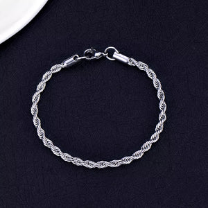 6mm Rope Chain Bracelet For Men